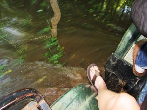 There isn't supposed to be water here either....