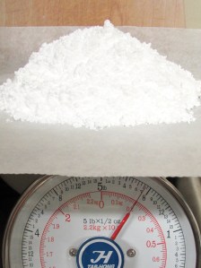 Repeat this process with the powdered sugar.