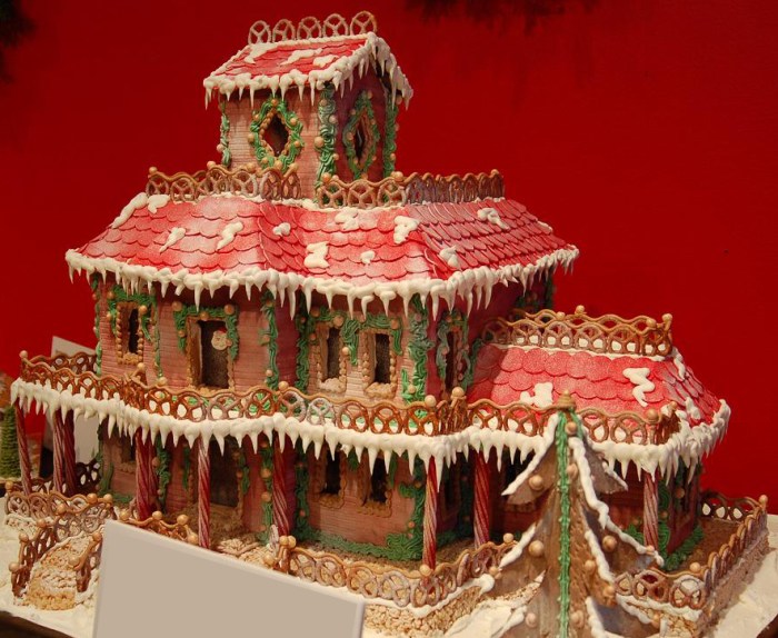 I think I can totally pull of this Gingerbread House-Lodge thingy in a single afternoon, don't you?  