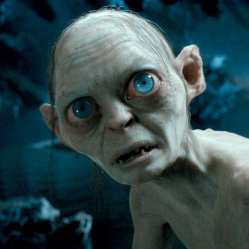 Gollum frightens me more in still pictures than live action for some reason.